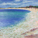 Sea  #IMP-049,  Original Acrylic on Canvas: 50  x  50 inches   $3900;  Stretched and Gallery Wrapped Limited Edition Archival Print on Canvas: 40 x 40 inches   $1500.  Custom  sizes, colors, and commissions are also available.  For more information or to order, please visit our ABOUT page or call us at   561-691-1110.