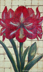 Red Amaryllis  #GSL-005,  Original Acrylic on Canvas: 36  x  60 inches   $3600;  Stretched and Gallery Wrapped Limited Edition Archival Print on Canvas: 36 x 60 inches   $1590.  Custom  sizes, colors, and commissions are also available.  For more information or to order, please visit our ABOUT page or call us at   561-691-1110.