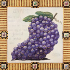 Grapes  #FFV-001,  Original Acrylic on Canvas: 65  x  65 inches   $3900;  Stretched and Gallery Wrapped Limited Edition Archival Print on Canvas: 40 x 40 inches   $1500.  Custom  sizes, colors, and commissions are also available.  For more information or to order, please visit our ABOUT page or call us at   561-691-1110.