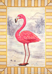 Flamingo  #FBI-010,  Original Acrylic on Canvas: 48  x  68 inches   $2925;  Stretched and Gallery Wrapped Limited Edition Archival Print on Canvas: 40 x 56 inches   $1590.  Custom  sizes, colors, and commissions are also available.  For more information or to order, please visit our ABOUT page or call us at   561-691-1110.