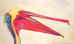 Laughing Pelican  #ANF-061,  Original Acrylic on Canvas: 36  x  60 inches   $10200;  Stretched and Gallery Wrapped Limited Edition Archival Print on Canvas: 36 x 60 inches   $1590.  Custom  sizes, colors, and commissions are also available.  For more information or to order, please visit our ABOUT page or call us at   561-691-1110.