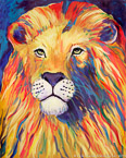 Lion  #ANF-008,  Original Acrylic on Canvas: 48  x 60 inches,  Sold;  Stretched and Gallery Wrapped Limited Edition Archival Print on Canvas: 40  x 50 inches     $1560-.  Custom   sizes, colors, and commissions are also available.  For more information or to order, please visit our  ABOUT  page or call us at 561-691-1110.