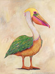Pelican Green and Yellow #ANF-056,  Original Acrylic on Canvas: 30  x 40 inches   $2700-,  Sold;  Stretched and Gallery Wrapped Limited Edition Archival Print on Canvas: 40  x 56 inches     $1590-.  Custom   sizes, colors, and commissions are also available.  For more information or to order, please visit our  ABOUT  page or call us at 561-691-1110.