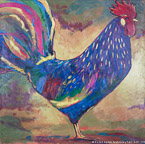 Rooster  #ANF-023,  Original Acrylic on Canvas:   x  inches,  Sold;  Stretched and Gallery Wrapped Limited Edition Archival Print on Canvas: 40  x 40 inches     $1500-.  Custom   sizes, colors, and commissions are also available.  For more information or to order, please visit our  ABOUT  page or call us at 561-691-1110.