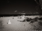 Tropical Beach, Fort Lauderdale #YNS-209.  Infrared Photograph,  Stretched and Gallery Wrapped, Limited Edition Archival Print on Canvas:  56 x 40 inches, $1590.  Custom Proportions and Sizes are Available.  For more information or to order please visit our ABOUT page or call us at 561-691-1110.