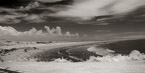 Tropical Beach, Rhode Island #YNS-140.  Infrared Photograph,  Stretched and Gallery Wrapped, Limited Edition Archival Print on Canvas:  72 x 36 inches, $1620.  Custom Proportions and Sizes are Available.  For more information or to order please visit our ABOUT page or call us at 561-691-1110.