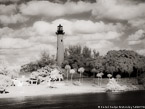 Lighthouse , Jupiter  #YNS-241.  Infrared Photograph,  Stretched and Gallery Wrapped, Limited Edition Archival Print on Canvas:  56 x 40 inches, $1590.  Custom Proportions and Sizes are Available.  For more information or to order please visit our ABOUT page or call us at 561-691-1110.