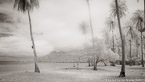 Tropical Beach, Tahiti  #YNS-107.  Infrared Photograph,  Stretched and Gallery Wrapped, Limited Edition Archival Print on Canvas:  72 x 40 inches, $1620.  Custom Proportions and Sizes are Available.  For more information or to order please visit our ABOUT page or call us at 561-691-1110.