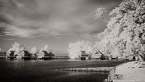Tropical Beach, Tahiti  #YNS-114.  Infrared Photograph,  Stretched and Gallery Wrapped, Limited Edition Archival Print on Canvas:  68 x 40 inches, $1620.  Custom Proportions and Sizes are Available.  For more information or to order please visit our ABOUT page or call us at 561-691-1110.