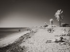 Tropical Beach, Florida Keys #YNS-296.  Infrared Photograph,  Stretched and Gallery Wrapped, Limited Edition Archival Print on Canvas:  56 x 40 inches, $1590.  Custom Proportions and Sizes are Available.  For more information or to order please visit our ABOUT page or call us at 561-691-1110.