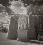 Versailles , Paris France #YNG-569.  Infrared Photograph,  Stretched and Gallery Wrapped, Limited Edition Archival Print on Canvas:  40 x 44 inches, $1530.  Custom Proportions and Sizes are Available.  For more information or to order please visit our ABOUT page or call us at 561-691-1110.
