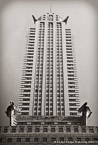 Chrysler Building, New York #YNL-337.  Black-White Photograph,  Stretched and Gallery Wrapped, Limited Edition Archival Print on Canvas:  40 x 60 inches, $1590.  Custom Proportions and Sizes are Available.  For more information or to order please visit our ABOUT page or call us at 561-691-1110.