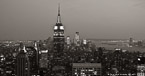 Skyline , New York #YNL-341.  Black-White Photograph,  Stretched and Gallery Wrapped, Limited Edition Archival Print on Canvas:  68 x 36 inches, $1620.  Custom Proportions and Sizes are Available.  For more information or to order please visit our ABOUT page or call us at 561-691-1110.
