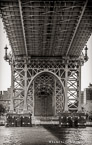 Manhattan Bridge, New York #YNL-359.  Black-White Photograph,  Stretched and Gallery Wrapped, Limited Edition Archival Print on Canvas:  40 x 60 inches, $1590.  Custom Proportions and Sizes are Available.  For more information or to order please visit our ABOUT page or call us at 561-691-1110.