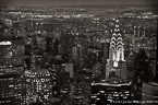 Skyline , New York #YNL-377.  Black-White Photograph,  Stretched and Gallery Wrapped, Limited Edition Archival Print on Canvas:  60 x 40 inches, $1590.  Custom Proportions and Sizes are Available.  For more information or to order please visit our ABOUT page or call us at 561-691-1110.