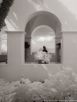 Garden , Capri Italy #YNL-416.  Infrared Photograph,  Stretched and Gallery Wrapped, Limited Edition Archival Print on Canvas:  40 x 50 inches, $1560.  Custom Proportions and Sizes are Available.  For more information or to order please visit our ABOUT page or call us at 561-691-1110.