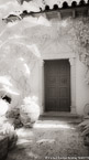 Doorway , Palm Beach #YNL-121.  Infrared Photograph,  Stretched and Gallery Wrapped, Limited Edition Archival Print on Canvas:  40 x 72 inches, $1620.  Custom Proportions and Sizes are Available.  For more information or to order please visit our ABOUT page or call us at 561-691-1110.