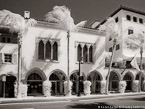 Worth Avenue, Palm Beach #YNL-176.  Infrared Photograph,  Stretched and Gallery Wrapped, Limited Edition Archival Print on Canvas:  56 x 40 inches, $1590.  Custom Proportions and Sizes are Available.  For more information or to order please visit our ABOUT page or call us at 561-691-1110.