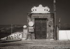 Doorway , Santorini Greece #YNL-518.  Infrared Photograph,  Stretched and Gallery Wrapped, Limited Edition Archival Print on Canvas:  56 x 40 inches, $1590.  Custom Proportions and Sizes are Available.  For more information or to order please visit our ABOUT page or call us at 561-691-1110.