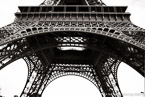 Eiffel Tower, Paris France #YNL-781.  Black-White Photograph,  Stretched and Gallery Wrapped, Limited Edition Archival Print on Canvas:  60 x 40 inches, $1590.  Custom Proportions and Sizes are Available.  For more information or to order please visit our ABOUT page or call us at 561-691-1110.