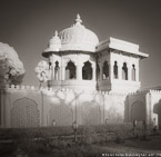 , Udaipur India #YNL-831.  Infrared Photograph,  Stretched and Gallery Wrapped, Limited Edition Archival Print on Canvas:  40 x 44 inches, $1530.  Custom Proportions and Sizes are Available.  For more information or to order please visit our ABOUT page or call us at 561-691-1110.