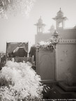 , Udaipur India #YNL-848.  Infrared Photograph,  Stretched and Gallery Wrapped, Limited Edition Archival Print on Canvas:  40 x 56 inches, $1590.  Custom Proportions and Sizes are Available.  For more information or to order please visit our ABOUT page or call us at 561-691-1110.