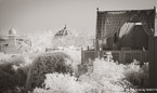 , Udaipur India #YNL-849.  Infrared Photograph,  Stretched and Gallery Wrapped, Limited Edition Archival Print on Canvas:  68 x 40 inches, $1620.  Custom Proportions and Sizes are Available.  For more information or to order please visit our ABOUT page or call us at 561-691-1110.