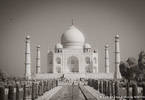 Taj Mahal, Agra India #YNL-860.  Infrared Photograph,  Stretched and Gallery Wrapped, Limited Edition Archival Print on Canvas:  56 x 40 inches, $1590.  Custom Proportions and Sizes are Available.  For more information or to order please visit our ABOUT page or call us at 561-691-1110.