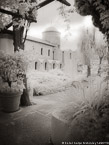 Garden Walkway, Ravello Italy #YNL-875.  Infrared Photograph,  Stretched and Gallery Wrapped, Limited Edition Archival Print on Canvas:  40 x 56 inches, $1590.  Custom Proportions and Sizes are Available.  For more information or to order please visit our ABOUT page or call us at 561-691-1110.