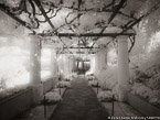 Colonnade , Capri Italy #YNL-923.  Infrared Photograph,  Stretched and Gallery Wrapped, Limited Edition Archival Print on Canvas:  56 x 40 inches, $1590.  Custom Proportions and Sizes are Available.  For more information or to order please visit our ABOUT page or call us at 561-691-1110.