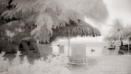 Tropical Beach, Tahiti  #YNL-579.  Infrared Photograph,  Stretched and Gallery Wrapped, Limited Edition Archival Print on Canvas:  72 x 40 inches, $1620.  Custom Proportions and Sizes are Available.  For more information or to order please visit our ABOUT page or call us at 561-691-1110.