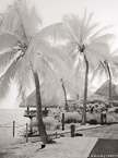 Tropical Hut, Tahiti  #YNL-589.  Infrared Photograph,  Stretched and Gallery Wrapped, Limited Edition Archival Print on Canvas:  40 x 56 inches, $1590.  Custom Proportions and Sizes are Available.  For more information or to order please visit our ABOUT page or call us at 561-691-1110.