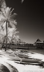 Tropical Beach, Bora Bora #YNL-703.  Infrared Photograph,  Stretched and Gallery Wrapped, Limited Edition Archival Print on Canvas:  40 x 68 inches, $1620.  Custom Proportions and Sizes are Available.  For more information or to order please visit our ABOUT page or call us at 561-691-1110.