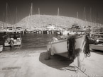 Tropical Marina, Saint Thomas #YNL-737.  Infrared Photograph,  Stretched and Gallery Wrapped, Limited Edition Archival Print on Canvas:  56 x 40 inches, $1590.  Custom Proportions and Sizes are Available.  For more information or to order please visit our ABOUT page or call us at 561-691-1110.