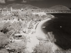 Tropical Beach, Saint Thomas #YNL-739.  Infrared Photograph,  Stretched and Gallery Wrapped, Limited Edition Archival Print on Canvas:  56 x 40 inches, $1590.  Custom Proportions and Sizes are Available.  For more information or to order please visit our ABOUT page or call us at 561-691-1110.