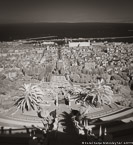 Gardens , Haifa Israel #YNL-772.  Infrared Photograph,  Stretched and Gallery Wrapped, Limited Edition Archival Print on Canvas:  40 x 44 inches, $1530.  Custom Proportions and Sizes are Available.  For more information or to order please visit our ABOUT page or call us at 561-691-1110.
