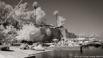Marina , Antalya Turkey #YNL-495.  Infrared Photograph,  Stretched and Gallery Wrapped, Limited Edition Archival Print on Canvas:  68 x 36 inches, $1620.  Custom Proportions and Sizes are Available.  For more information or to order please visit our ABOUT page or call us at 561-691-1110.