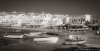 Marina , Mykonos Greece #YNL-530.  Infrared Photograph,  Stretched and Gallery Wrapped, Limited Edition Archival Print on Canvas:  72 x 36 inches, $1620.  Custom Proportions and Sizes are Available.  For more information or to order please visit our ABOUT page or call us at 561-691-1110.
