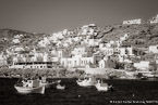 Marina , Mykonos Greece #YNL-533.  Infrared Photograph,  Stretched and Gallery Wrapped, Limited Edition Archival Print on Canvas:  60 x 40 inches, $1590.  Custom Proportions and Sizes are Available.  For more information or to order please visit our ABOUT page or call us at 561-691-1110.