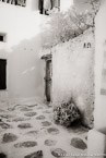 Via , Mykonos Greece #YNL-547.  Infrared Photograph,  Stretched and Gallery Wrapped, Limited Edition Archival Print on Canvas:  40 x 60 inches, $1590.  Custom Proportions and Sizes are Available.  For more information or to order please visit our ABOUT page or call us at 561-691-1110.