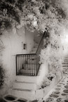 Stairs , Mykonos Greece #YNL-551.  Infrared Photograph,  Stretched and Gallery Wrapped, Limited Edition Archival Print on Canvas:  40 x 60 inches, $1590.  Custom Proportions and Sizes are Available.  For more information or to order please visit our ABOUT page or call us at 561-691-1110.